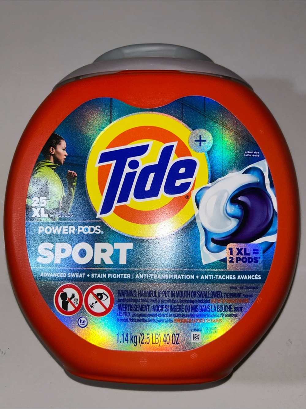 Tide Power Pods Sport Laundry Detergent